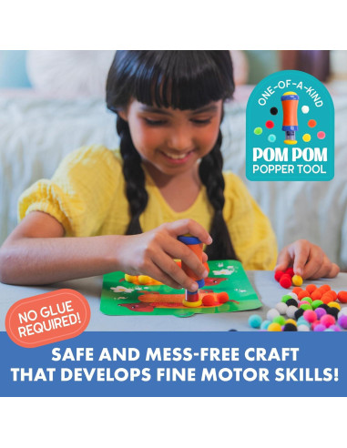 Kit de Pom Pom Educational Insights - Manualidades para Niños
