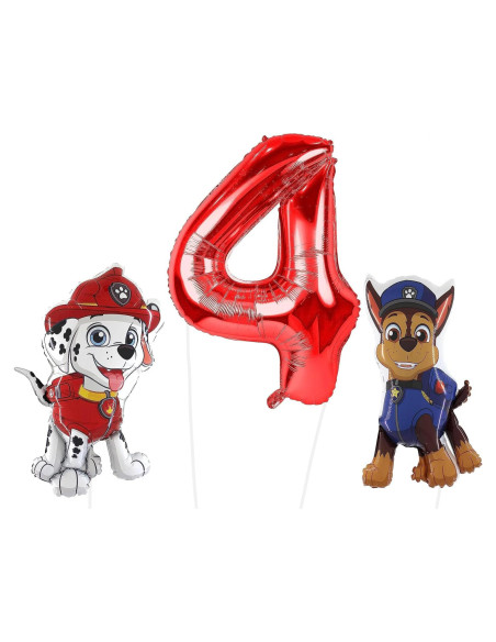 Paquete de globos Paw Patrol Toyland - Chase y Marshall 81 cm Paquete de globos Paw Patrol Toyland - Chase y Marshall 81 cm
