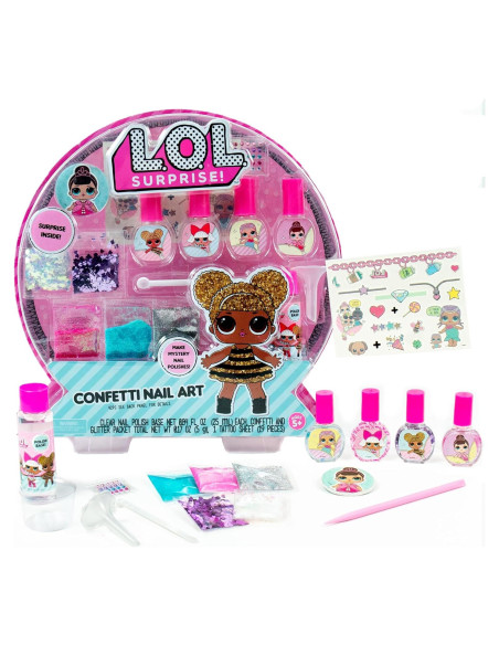 Kit de Arte de Uñas L.O.L. Surprise - Crea 4 Esmaltes DIY Kit de Arte de Uñas L.O.L. Surprise - Crea 4 Esmaltes DIY