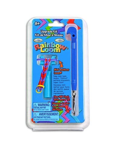 Kit de Mejora Rainbow Loom - Gancho de Metal Azul Compacto