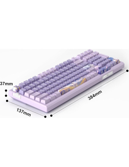 Teclado Mecánico Gamer Inalámbrico MageGee SKY98 96% RGB Teclado Mecánico Gamer Inalámbrico MageGee SKY98 96% RGB