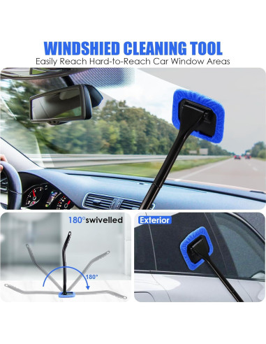 Kit de Limpieza de Automóviles Viewsun VS-LT0505, 18 Piezas