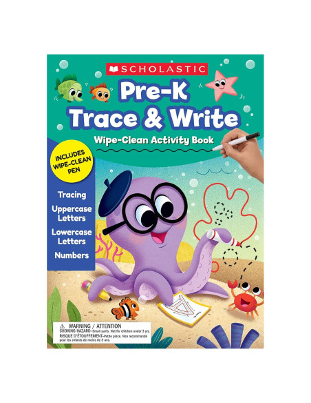 Pre-K Trace & Write Wipe-Clean Activity Book Pre-K Trace & Write Wipe-Clean Activity Book