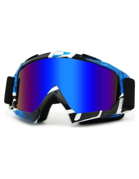 Gafas de Motocicleta Shutuan Azul UV 400 Ajustables Gafas de Motocicleta Shutuan Azul UV 400 Ajustables