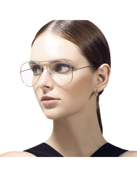 Gafas de Aviador AISSWZBER Lente UV400 Marco Metálico Gafas de Aviador AISSWZBER Lente UV400 Marco Metálico