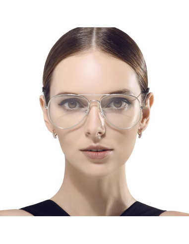 Gafas de Aviador AISSWZBER Lente UV400 Marco Metálico