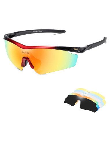 Gafas de sol deportivas DUCO con 5 lentes intercambiables