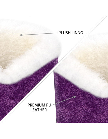 Soporte de Gafas PG6 Morado Forrado de Peluche Suave Soporte de Gafas PG6 Morado Forrado de Peluche Suave