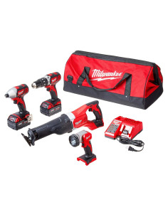 Kit de Herramientas Inalámbricas Milwaukee M18 Compacto