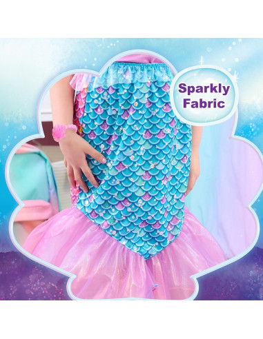 Disfraz 2 en 1 Disney Junior Ariel para Niñas 4-6X