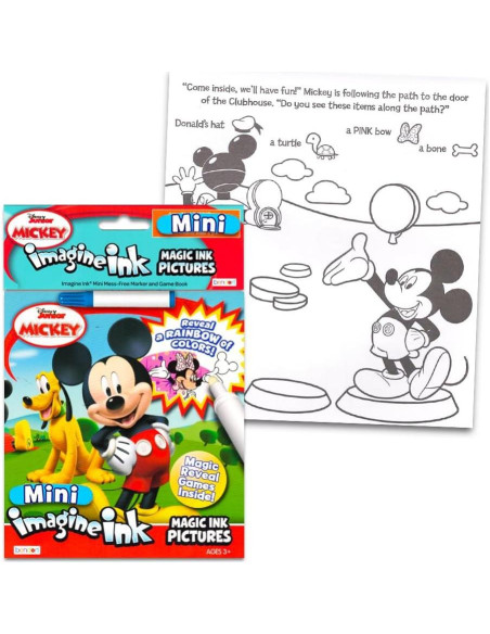 Conjunto Libro Imagine Ink Disney Minnie y Mickey 100 Hojas Conjunto Libro Imagine Ink Disney Minnie y Mickey 100 Hojas