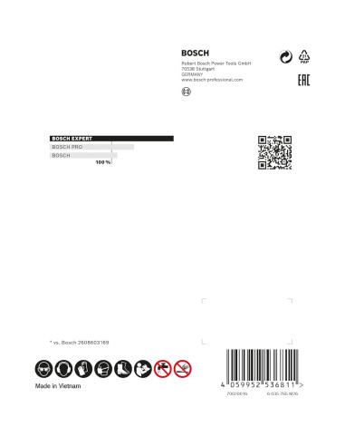 Disco de Corte de Diamante Bosch 115 mm X-Lock para Metal
