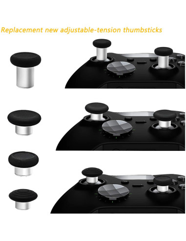 Joysticks Intercambiables Easegmer para Xbox One Elite 2 - Negro