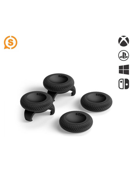 Agarres de Thumbstick Universales SCUF Catalyst - 4 Paquete Negro Agarres de Thumbstick Universales SCUF Catalyst - 4 Paquete Negro