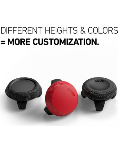 Agarres de Thumbstick Universales SCUF Catalyst - 4 Paquete Negro
