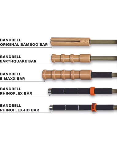 Barra de Entrenamiento BandBell Bamboo 203.2 cm 2.72 kg