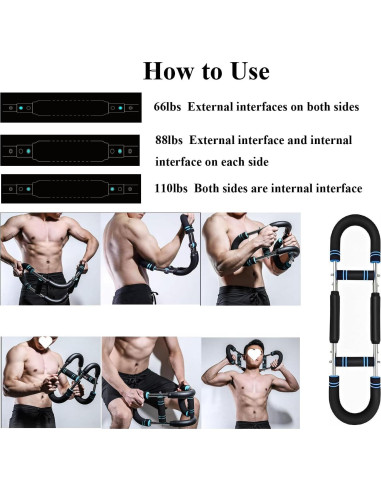 Entrenador de Brazos CARETHYS CA383 Ajustable 18-45kg