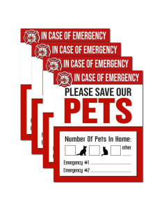 Sticker de Rescate de Mascotas It's a Skin - Paquete de 4 - 10.16x12.7cm