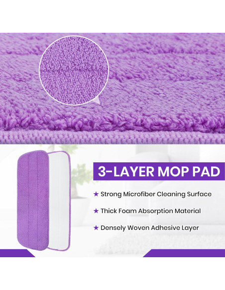 Mopa de Polvo MAVRIZ Microfibra Lavable 40 cm Mango Largo Mopa de Polvo MAVRIZ Microfibra Lavable 40 cm Mango Largo