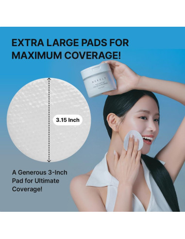 Needly Almohadillas Exfoliantes Faciales BHA PHA 60 Unidades
