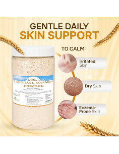 Baño de Avena Coloidal Dirty Treasures 450g - Alivio Eczema 2