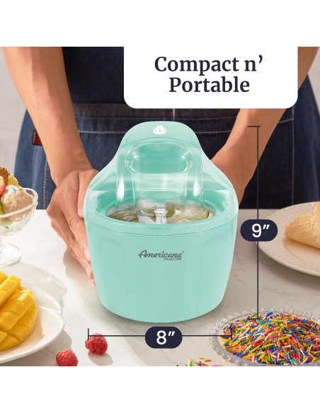 Máquina de Helados Eléctrica Elite Gourmet EIM-1400M 1.5L Máquina de Helados Eléctrica Elite Gourmet EIM-1400M 1.5L