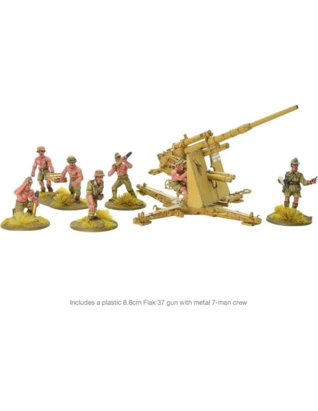Paquete de Miniaturas Warlord Afrika Korps 1:56 - 36 Figuras Pintables Paquete de Miniaturas Warlord Afrika Korps 1:56 - 36 Figuras Pintables