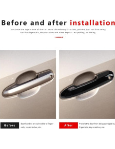 Cubierta de Manija de Puerta DLOVEG para Toyota Rav4 2019-2025 2