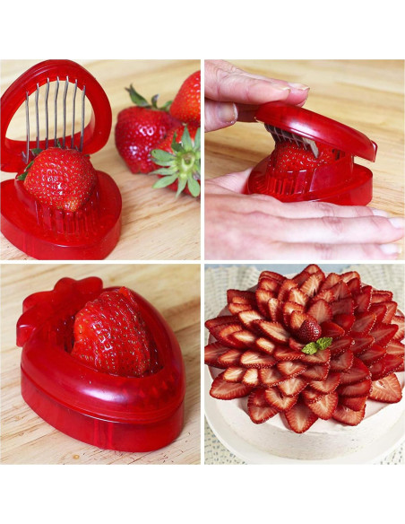 Set de Cáscara y Rodaja de Fresa Joie MSC International Set de Cáscara y Rodaja de Fresa Joie MSC International