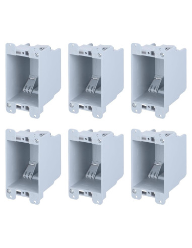 Caja de Salida Eléctrica LEONLITE 14 Pulgadas Estándar PVC - 6 Unidades