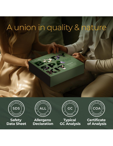 Conjunto de Aceites Esenciales Gya Labs para Spa - 4 Aromas Naturales