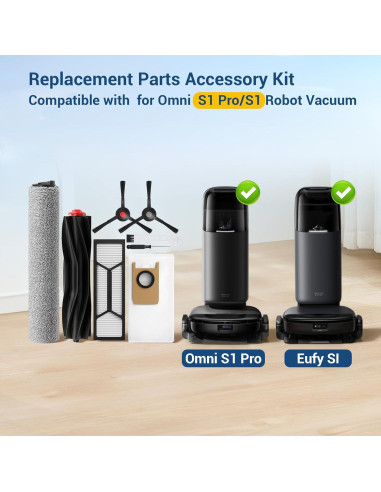 Repuestos BUXEBUX para Aspiradora Robot Eufy S1 Pro - 20 Piezas