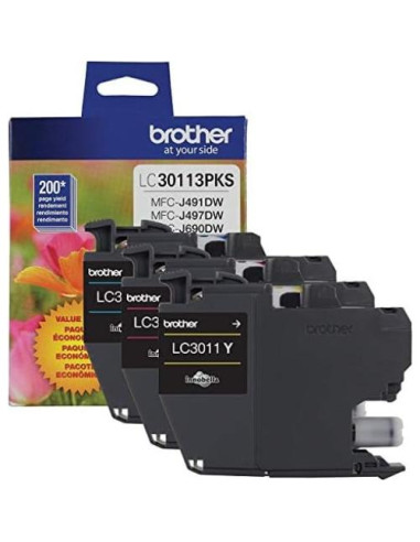 Cartuchos de Tinta Brother LC3011BK/Cian/Magenta/Amarillo