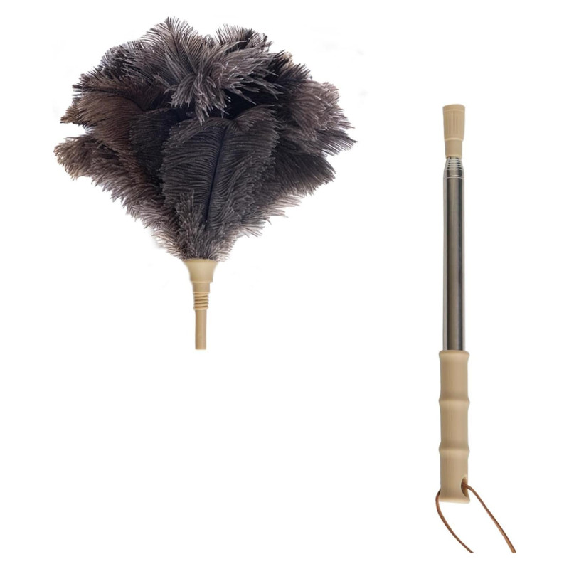 Duster de Plumas de Avestruz Aldwin Extensible 50.8-110.7 cm