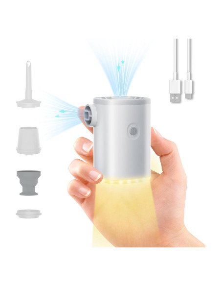 Mini Bomba de Aire Portátil Vlinlvo 3.5KPa 350L/min USB Mini Bomba de Aire Portátil Vlinlvo 3.5KPa 350L/min USB