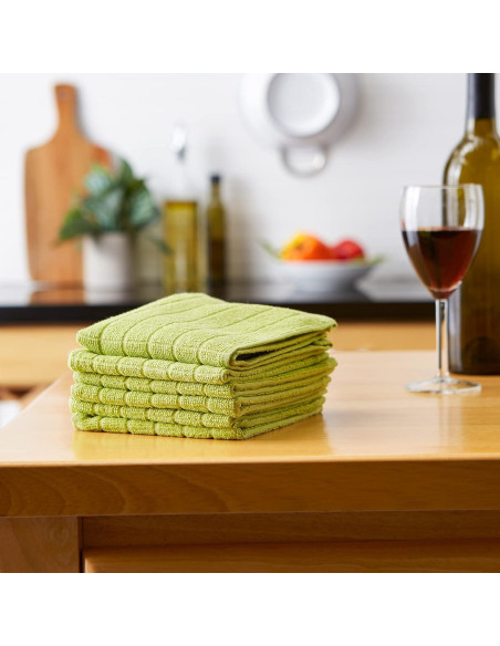 Conjunto de paños de cocina DII Basic Terry 30x30 cm Aguacate 6 unidades Conjunto de paños de cocina DII Basic Terry 30x30 cm Aguacate 6 unidades