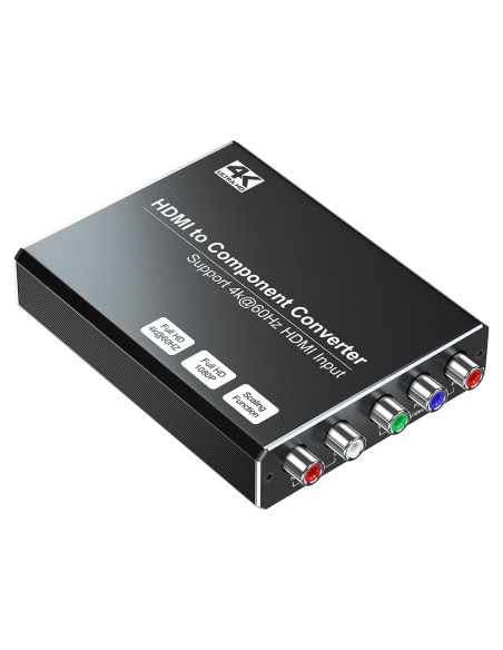 Convertidor HDMI a Componente 4K Sedytetoc con Escalado Convertidor HDMI a Componente 4K Sedytetoc con Escalado