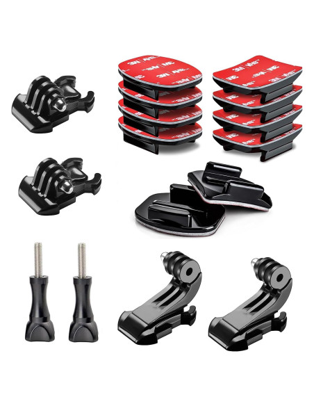 Kit de Accesorios Adhesivos para Casco LETOP Compatible GoPro Kit de Accesorios Adhesivos para Casco LETOP Compatible GoPro