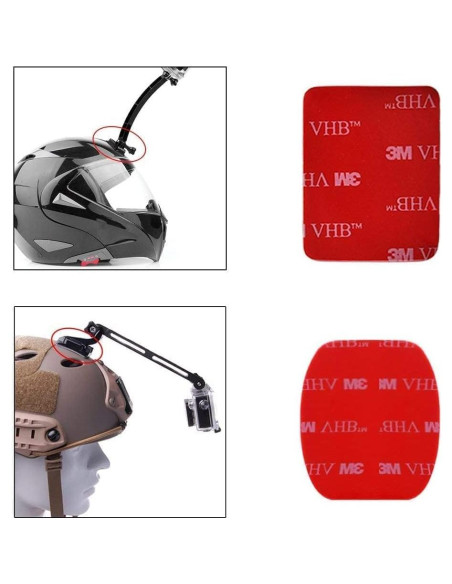 Kit de Accesorios Adhesivos para Casco LETOP Compatible GoPro Kit de Accesorios Adhesivos para Casco LETOP Compatible GoPro