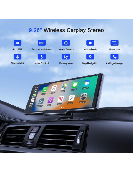 Pantalla Táctil 9.26'' Avylet CarPlay Android Auto 4K Pantalla Táctil 9.26'' Avylet CarPlay Android Auto 4K
