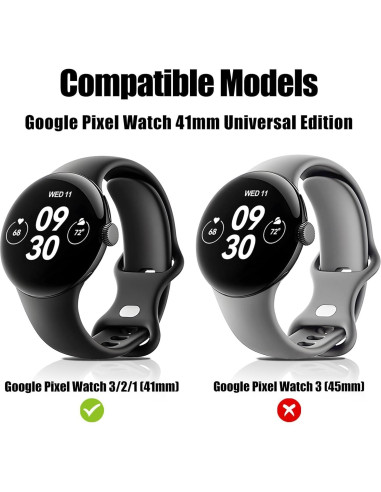 Paquete de 6 Protectores de Pantalla TQLGY para Google Pixel Watch 3 41mm