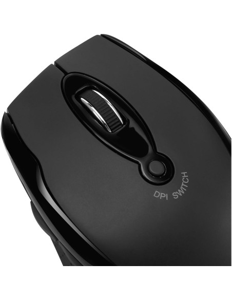 Ratón Óptico Inalámbrico Ergonómico Adesso iMouse M20B Negro Ratón Óptico Inalámbrico Ergonómico Adesso iMouse M20B Negro