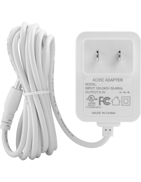 Adaptador de CA LEFXMOPHY AD002 para HoMedics 6V Adaptador de CA LEFXMOPHY AD002 para HoMedics 6V