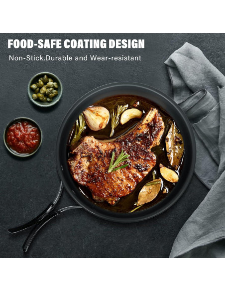 Kit de Cocina para Camping Lixada 10 Piezas Aluminio Antiadherente Kit de Cocina para Camping Lixada 10 Piezas Aluminio Antiadherente