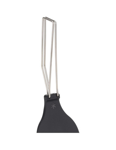 Espátula Plegable Snow Peak CS-251 - Nylon 66, Negro, 9x6 cm
