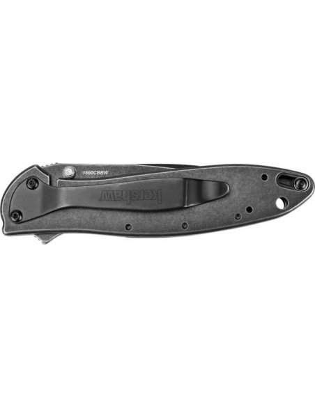 Cuchillo de bolsillo Kershaw Leek Blackwash 7.62 cm acero Cuchillo de bolsillo Kershaw Leek Blackwash 7.62 cm acero