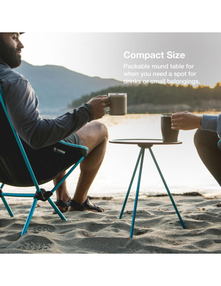 Mesa Lateral Plegable Helinox Mediana 35.56 cm Negra para Camping Mesa Lateral Plegable Helinox Mediana 35.56 cm Negra para Camping