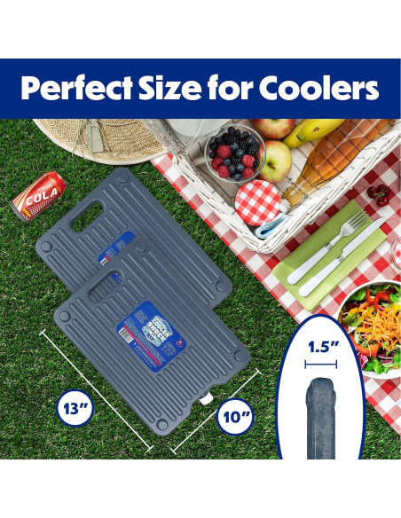 Paquete de Hielo Reutilizable Cooler Shock - 2 Unidades 2.27 kg Paquete de Hielo Reutilizable Cooler Shock - 2 Unidades 2.27 kg