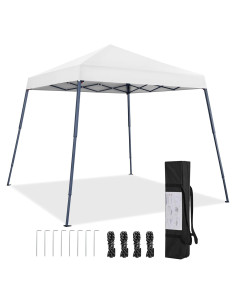 Carpa Instantánea Yaheetech 3.05x3.05m Plegable Blanca UV50+