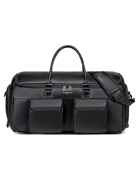 Bolsa Duffle de Ropa Convertible Geyatech 2 en 1 Negra Bolsa Duffle de Ropa Convertible Geyatech 2 en 1 Negra